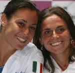 Flavia Pennetta e Roberta Vinci - Finale US Open